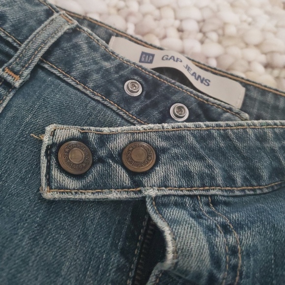 Authentic 90s GAP Jeans denim aline midi Preppy skirt - Picture 4 of 5